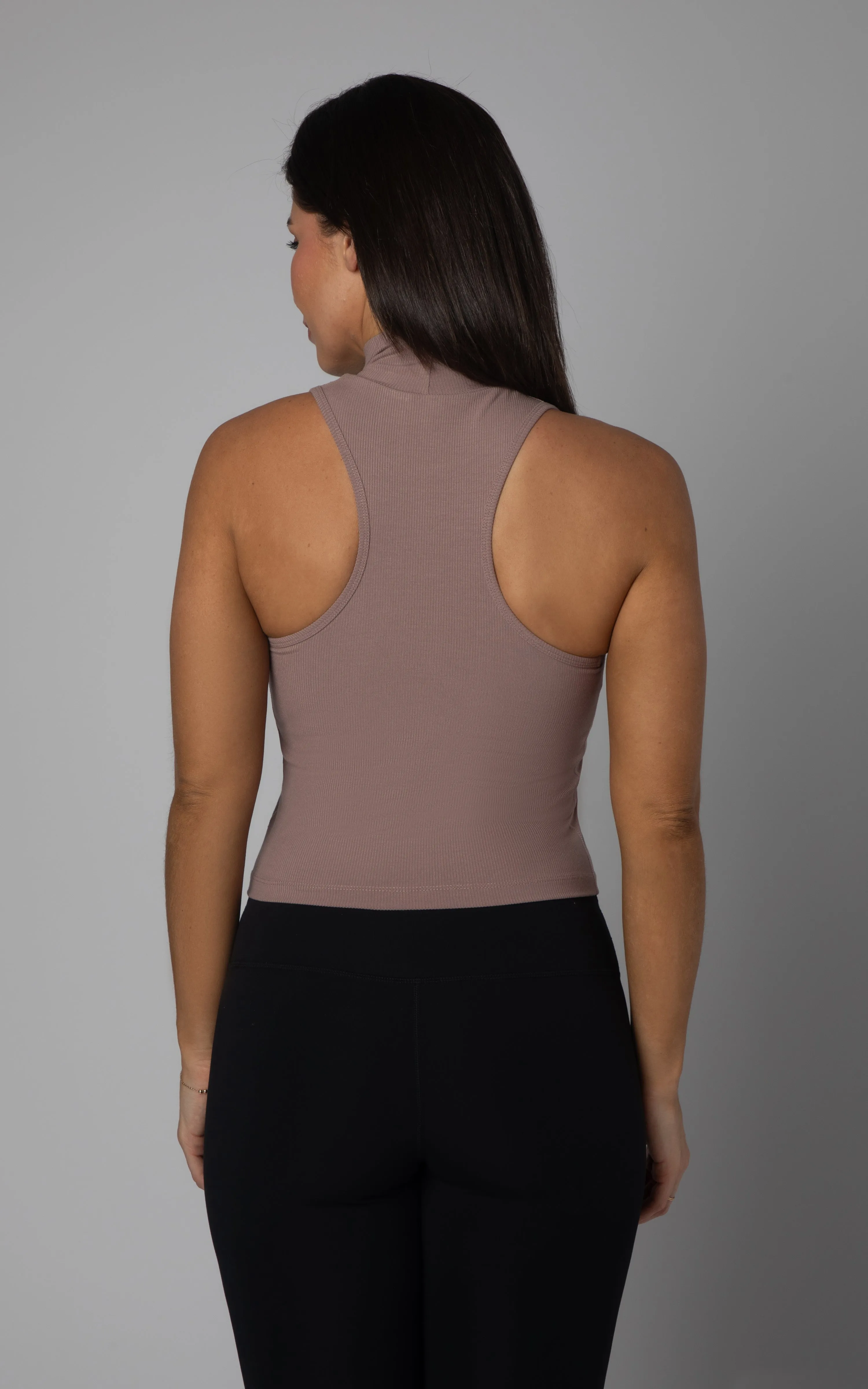 2 PK Mock Neck Tank Top