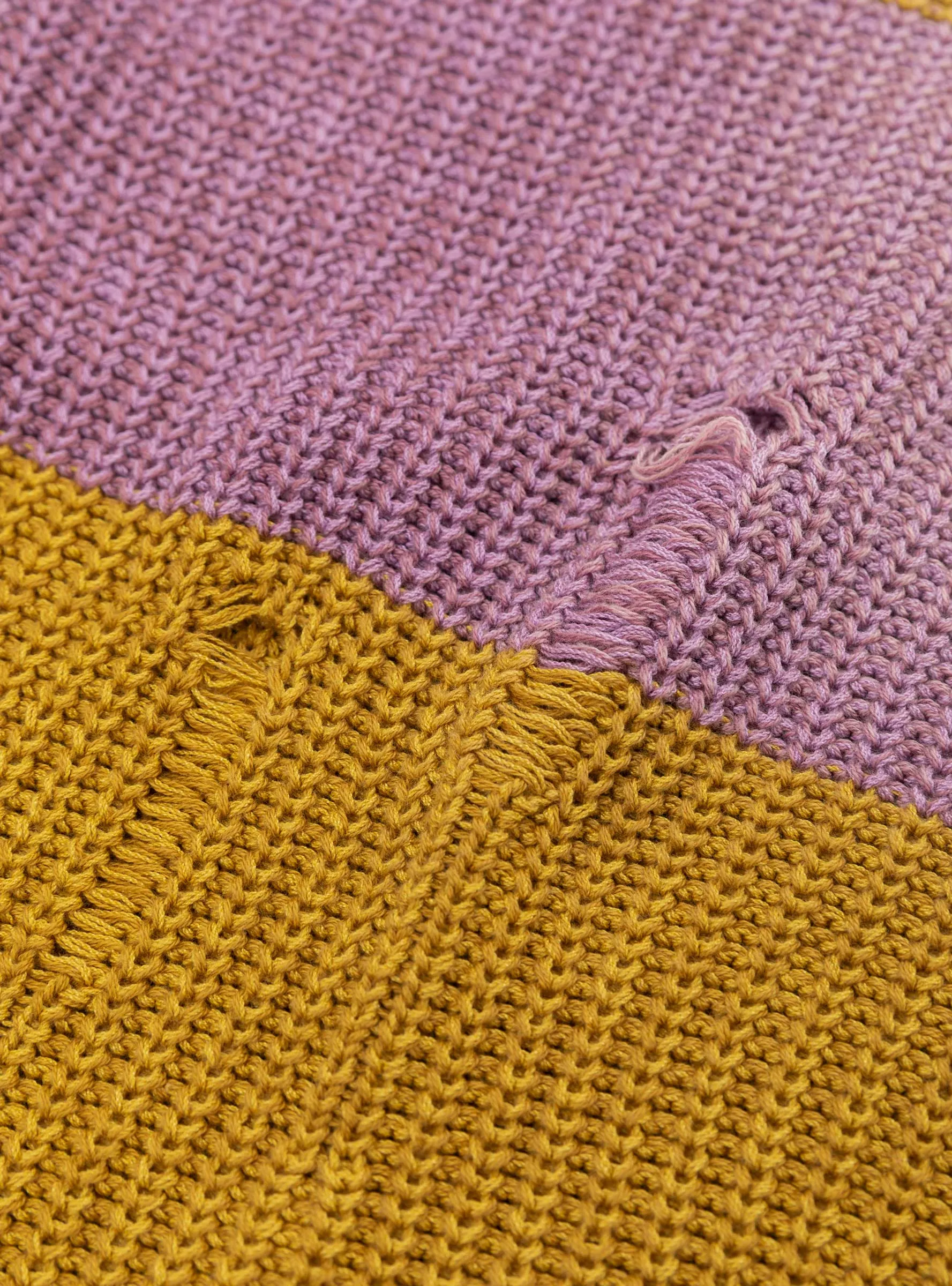 5G Cotton Knit Rugger Shirt Yellow and Pink