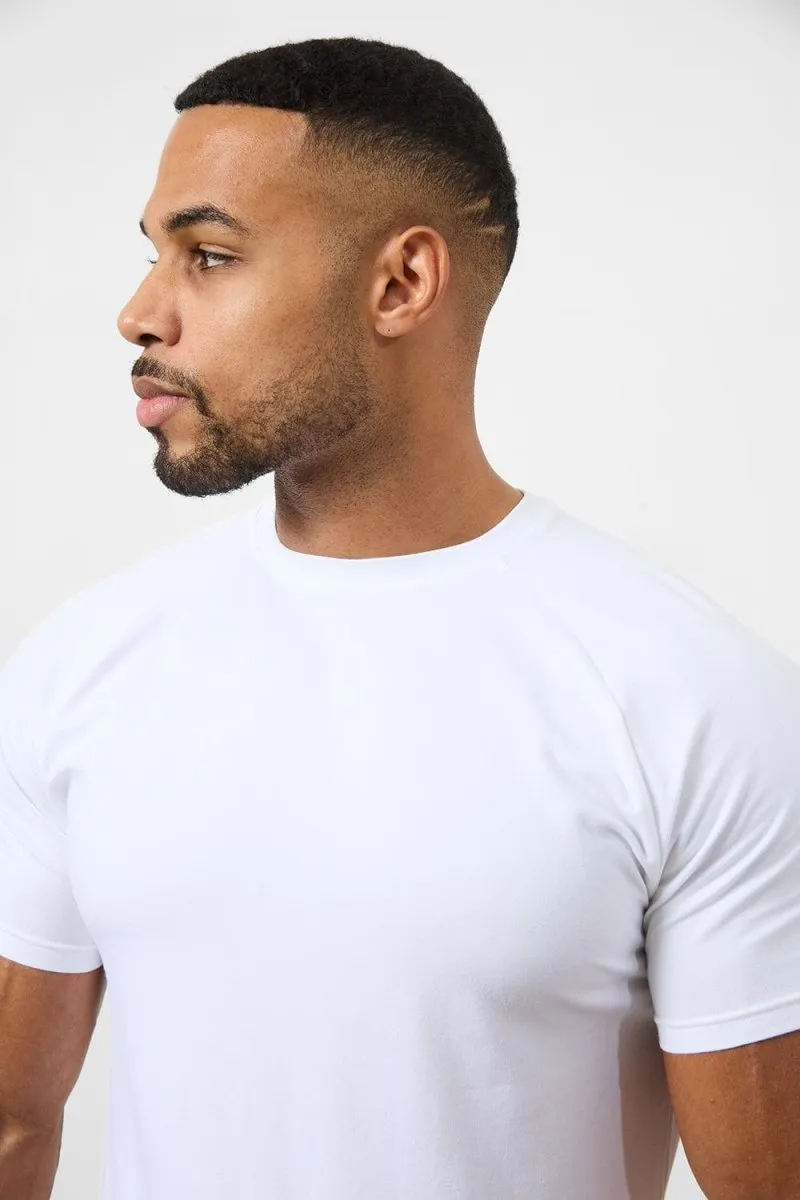 7 Pack Athletic Fit Crew Neck T-Shirt in White
