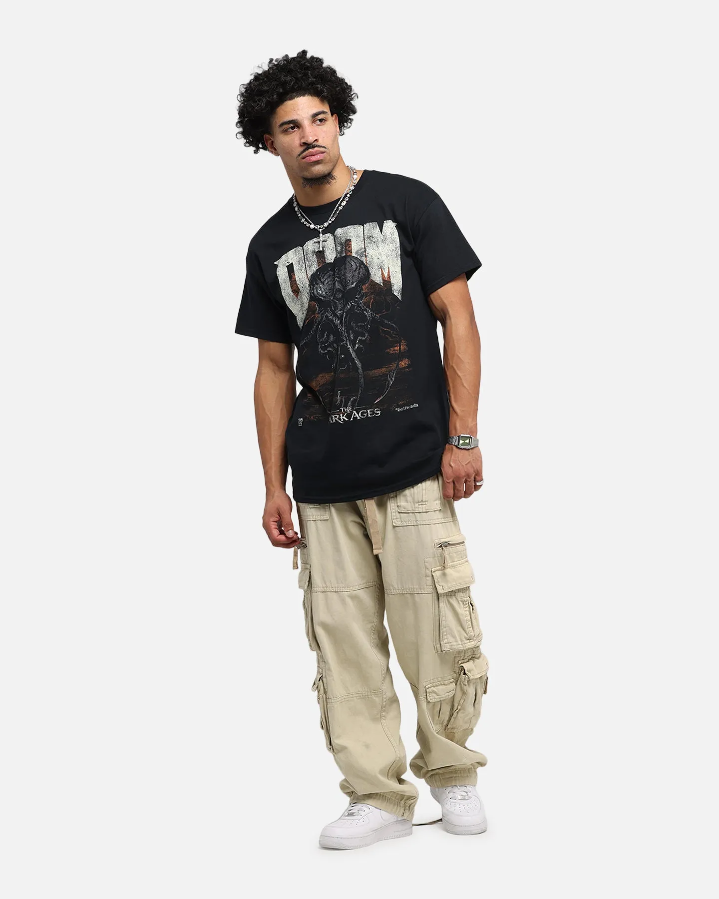 73 Studio X Doom Cacodemon Metal T-Shirt Black