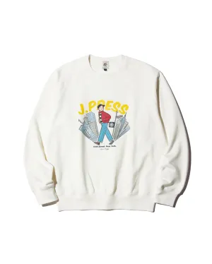 AARON CHANG CITY "IVY BOY" SWEATSHIRT - WHITE