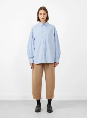 Aldea Oversized Button Down Oxford Blue