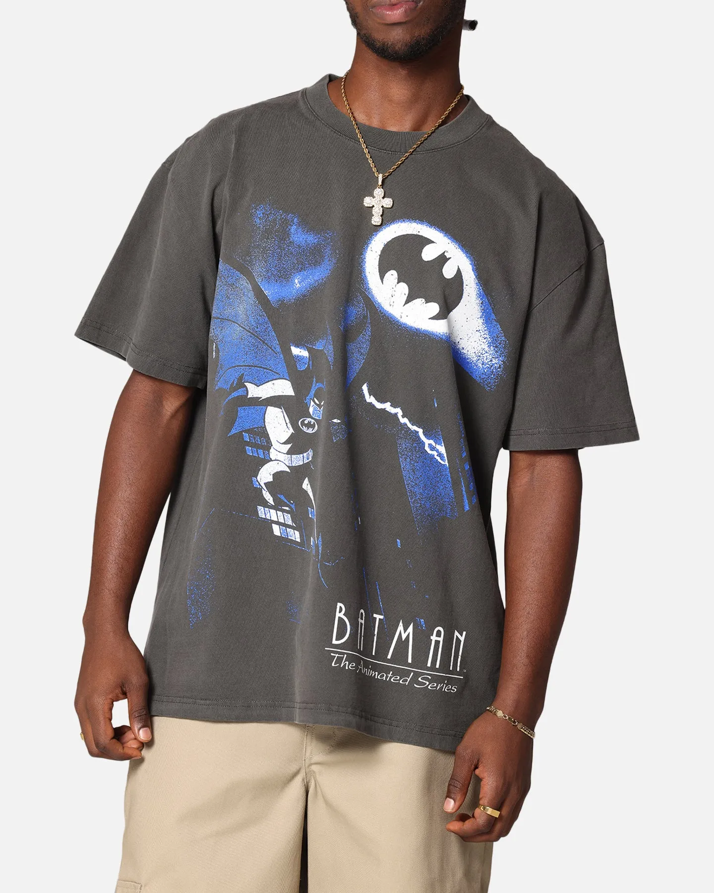 American Thrift X DC Batman The Animated Series Heavy T-Shirt Black Wash