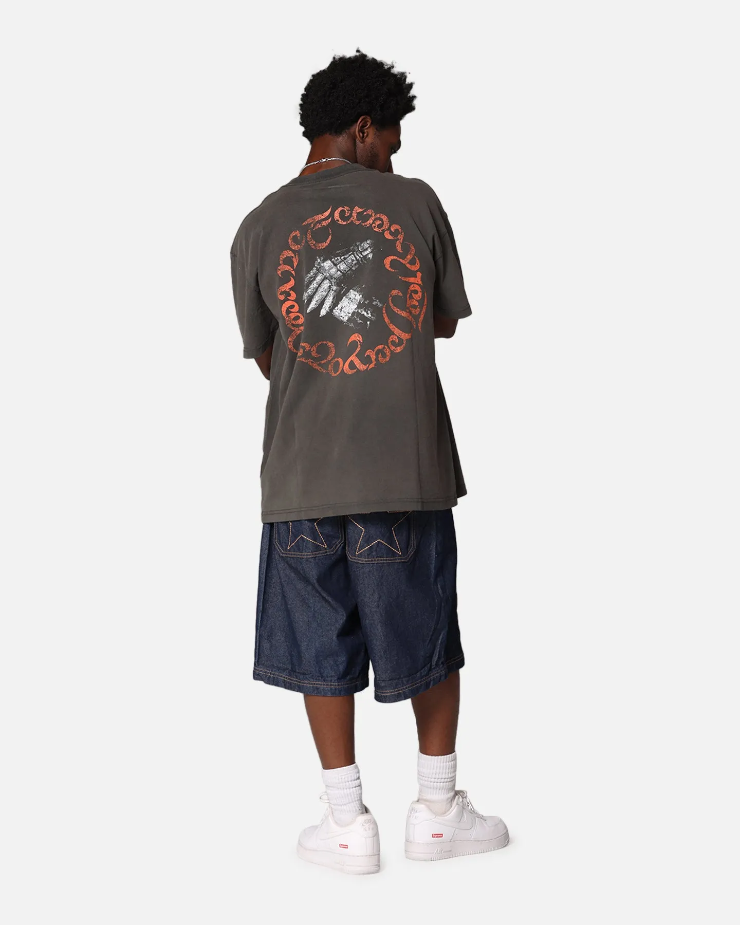 American Thrift X Lord Of The Rings Fellowship Heavy T-Shirt Black Wash