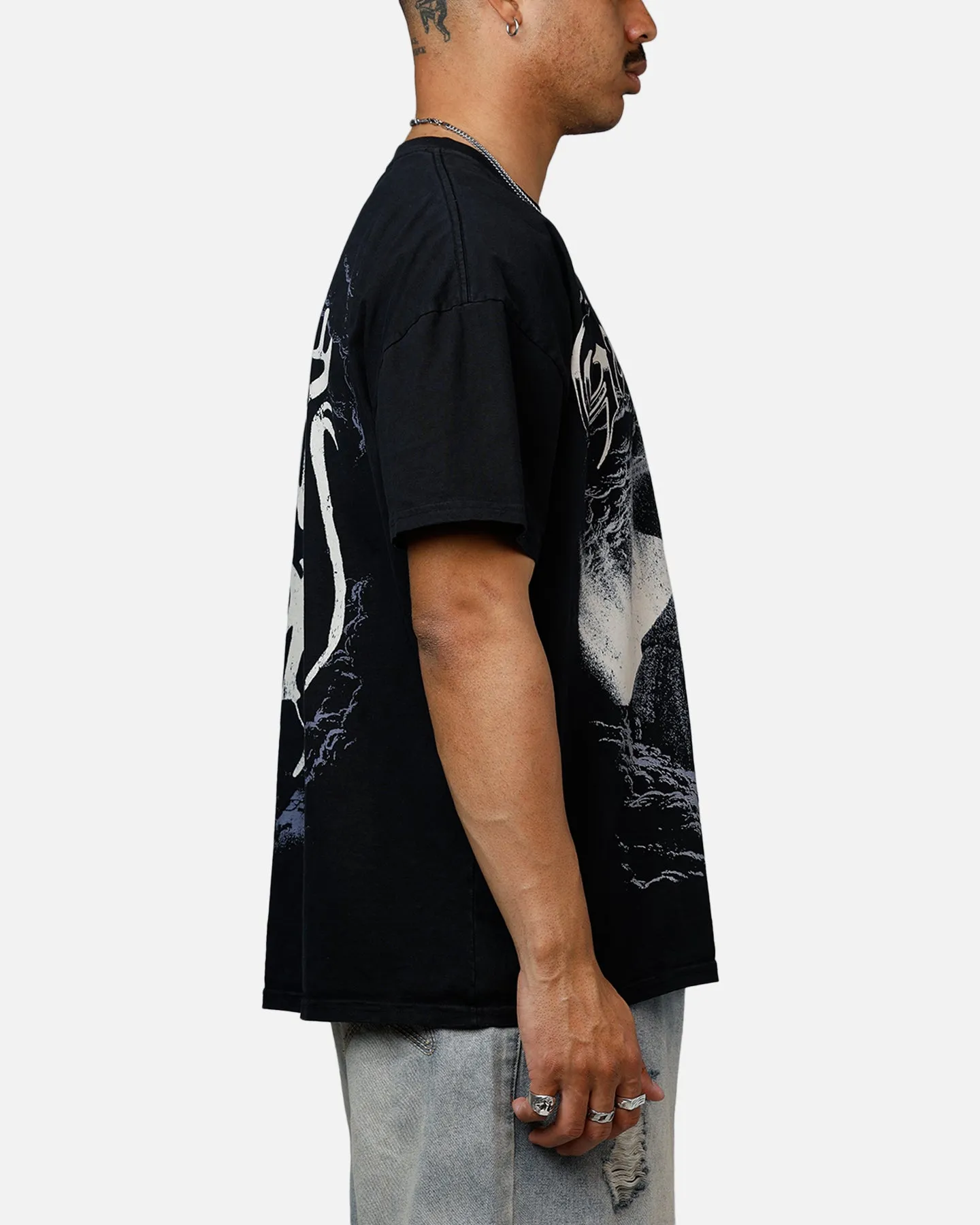 American Thrift X The Lord Of The Rings Gandalf Heavyweight T-Shirt Black