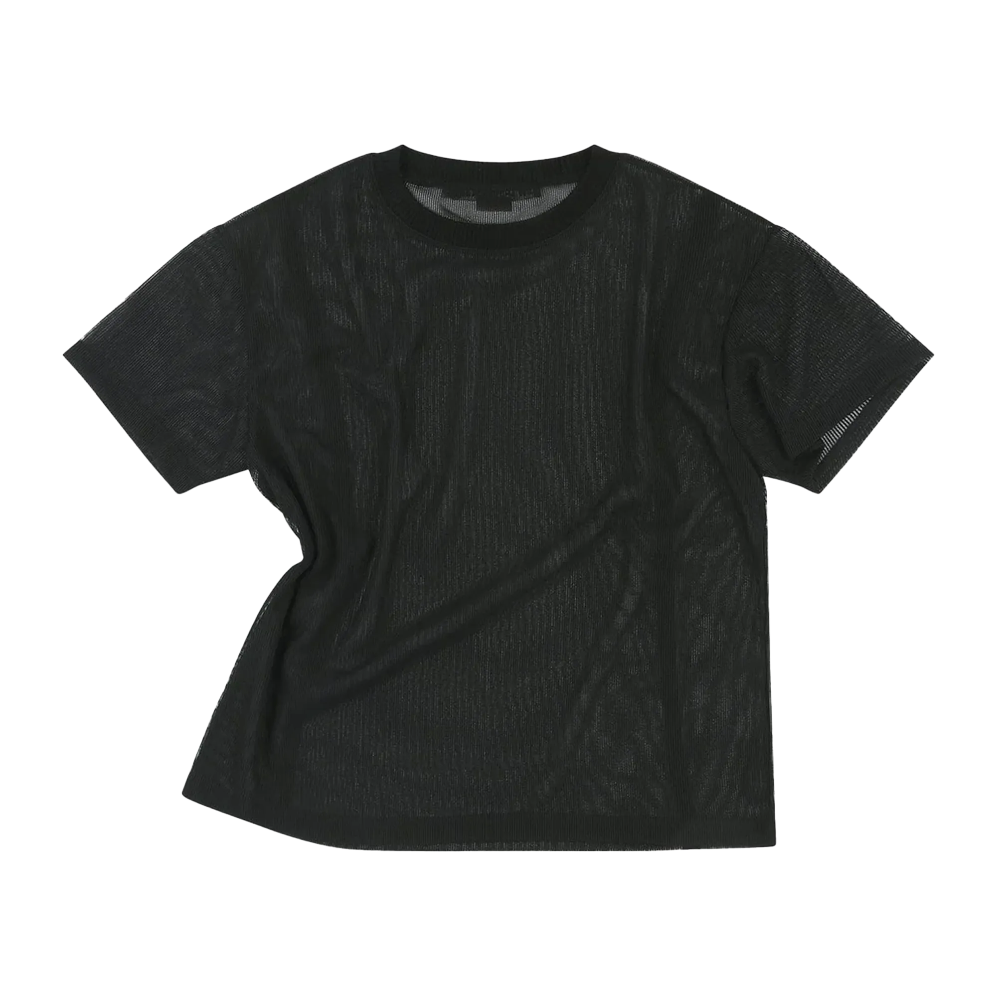 Andersson Bell Sapa Sheer Short Sleeve Sweater Black ATB1287M