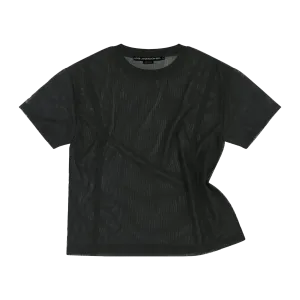 Andersson Bell Sapa Sheer Short Sleeve Sweater Black ATB1287M