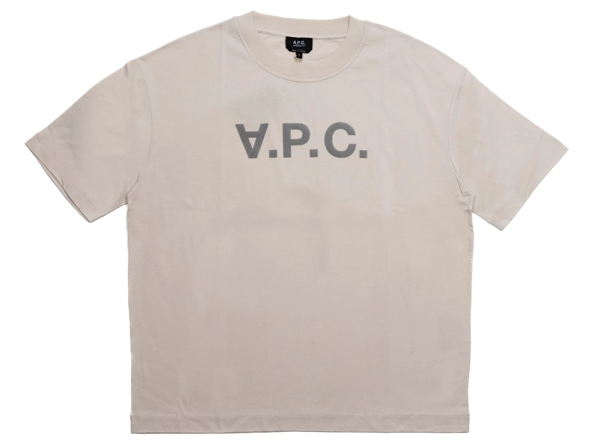 A.P.C. Oversized Grand VPC Tee in Tan