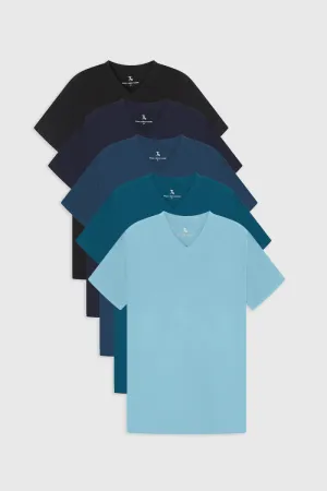 Athletic Fit All Rounder V-Neck 5-Pack