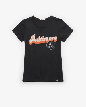 BALTIMORE ORIOLES CITY CONNECT MYSTIC '47 FRANKIE TEE WOMENS