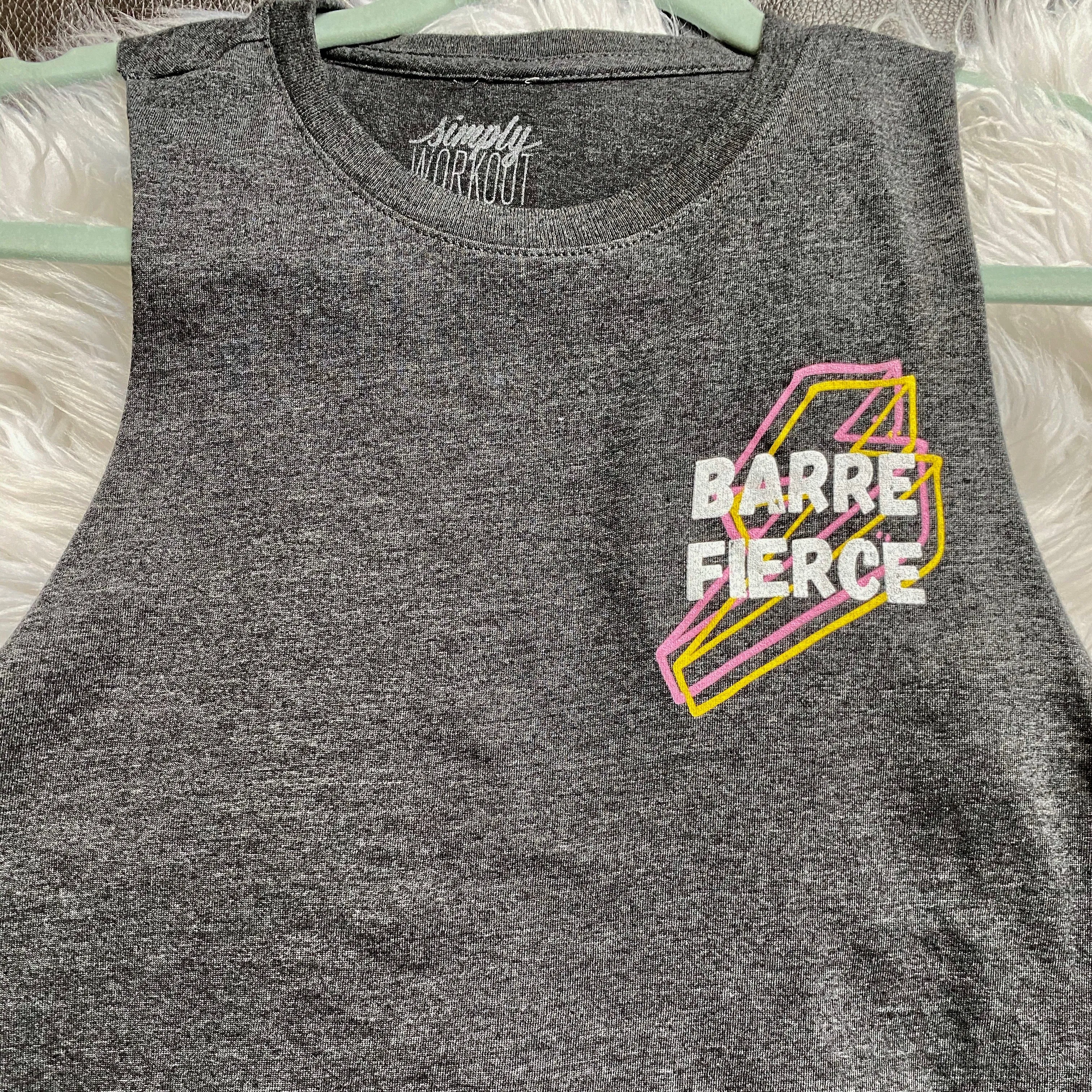Barre Fierce - Crop Racerback Tank