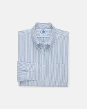 BLUE UNIVERSITY STRIPE OXFORD SHIRT - TRIM FIT