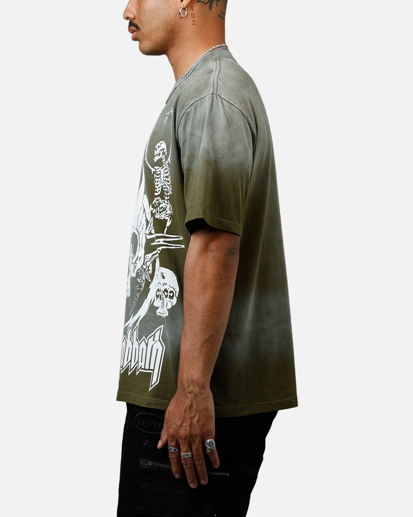 Bravado Black Sabbath Hem T-Shirt Washed Black