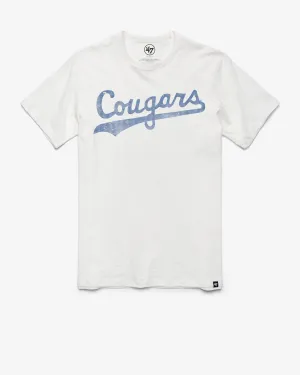BRIGHAM YOUNG COUGARS VINTAGE GRIT WORDMARK '47 SCRUM TEE