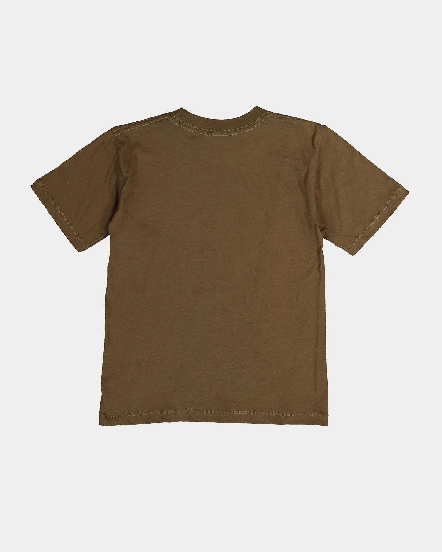Brixton Kid's Rival Stamp Short Sleeve T-Shirt Coffee