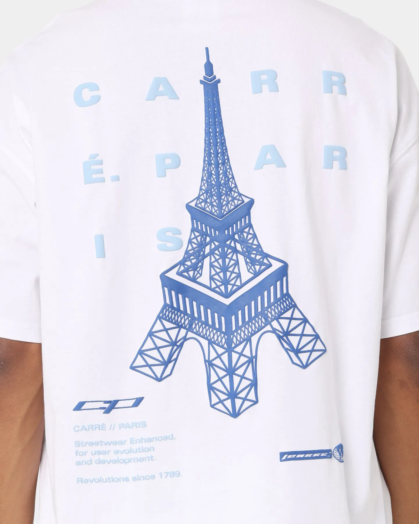 Carré Enhanced Oversized T-Shirt White