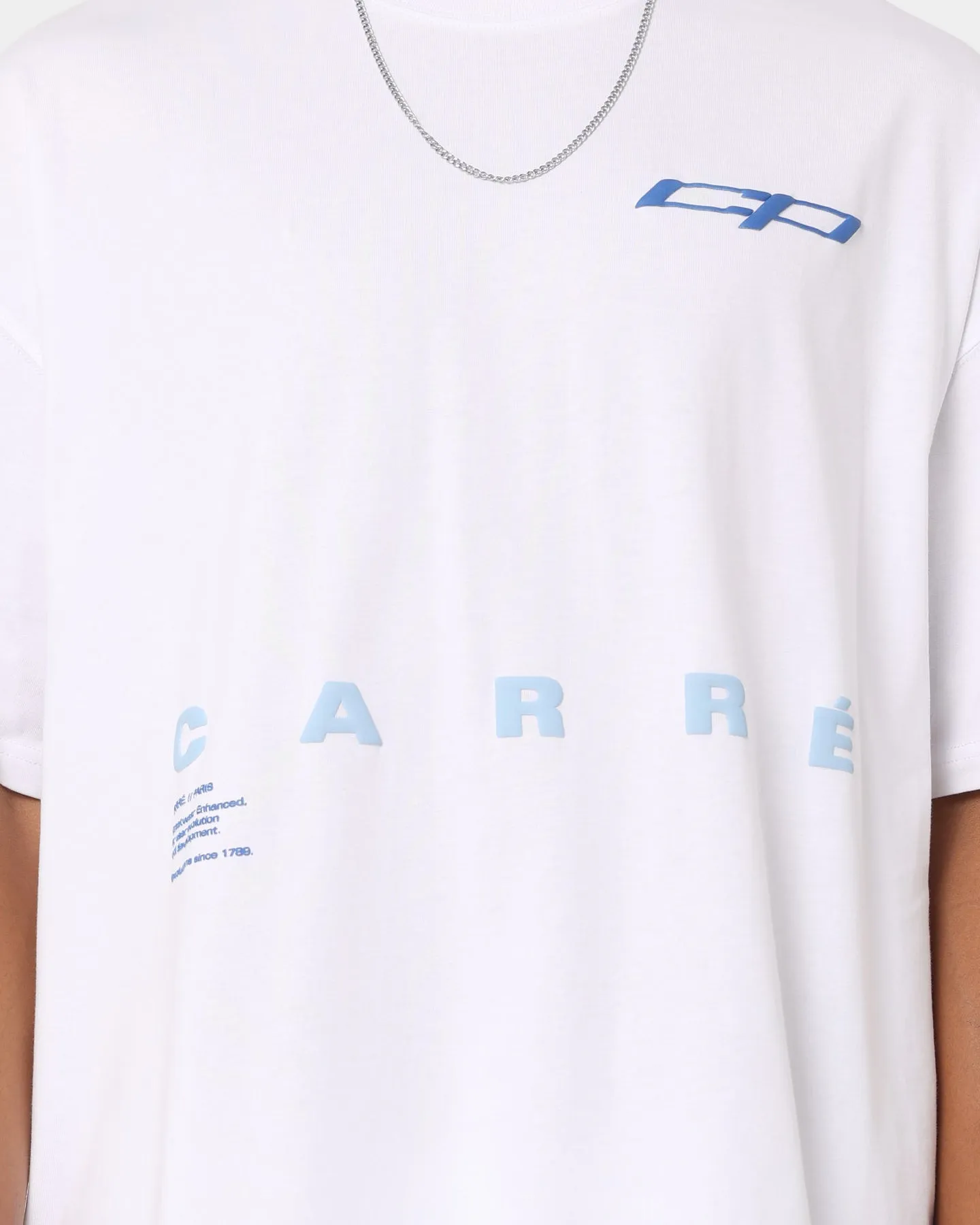 Carré Enhanced Oversized T-Shirt White
