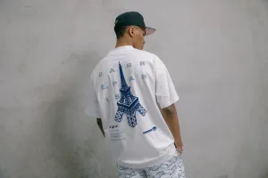 Carré Enhanced Oversized T-Shirt White