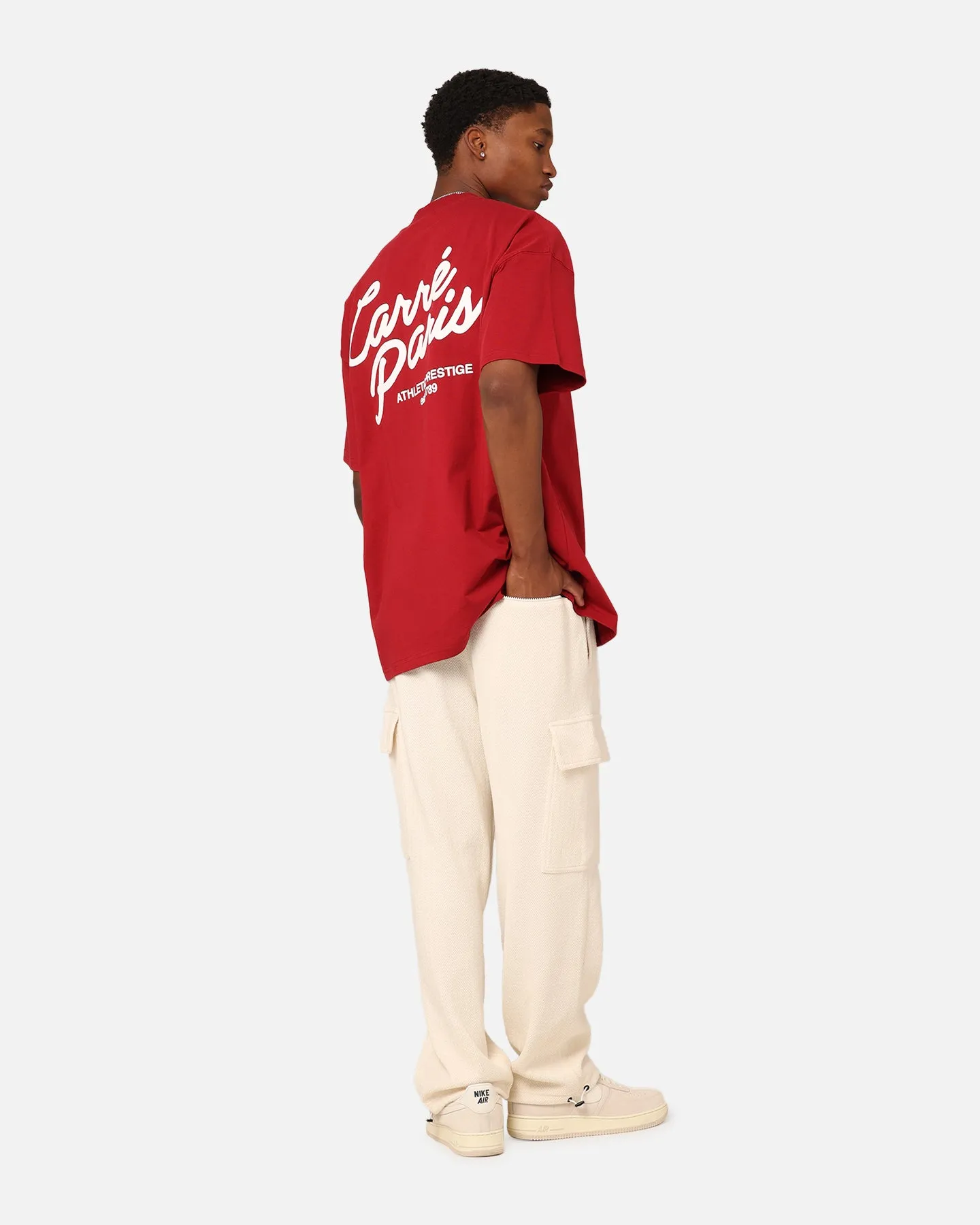 Carre Athletic Heritage Oversized T-Shirt Crimson