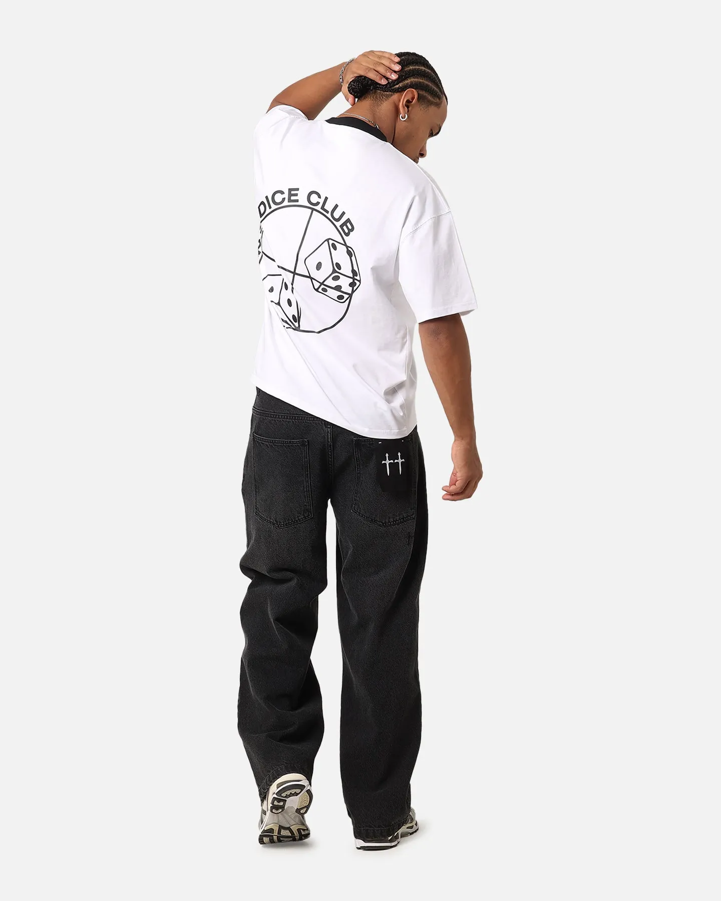 Carre Shootout Oversized Ringer T-Shirt White