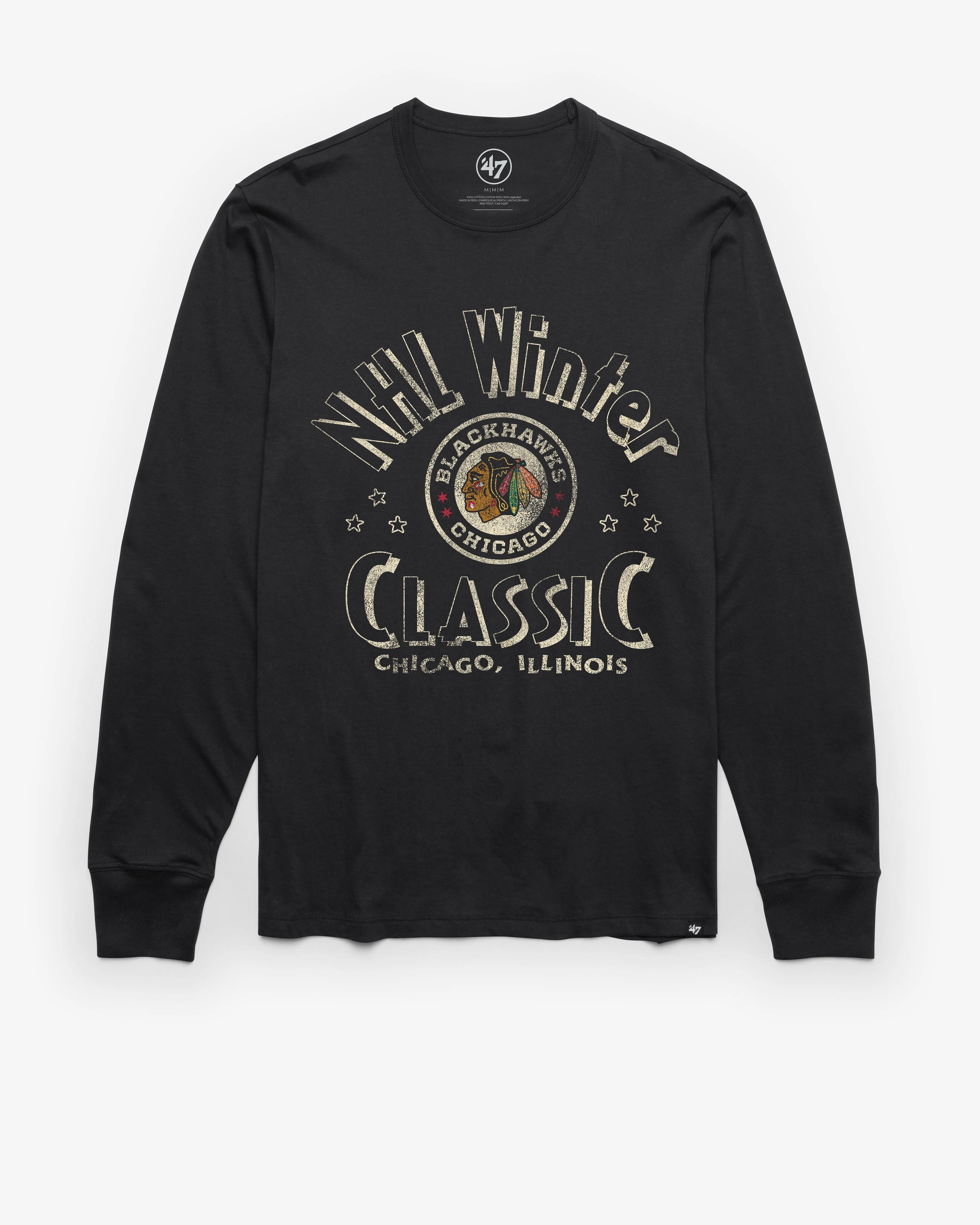 CHICAGO BLACKHAWKS WINTER CLASSIC PREMIER '47 FRANKLIN TEE