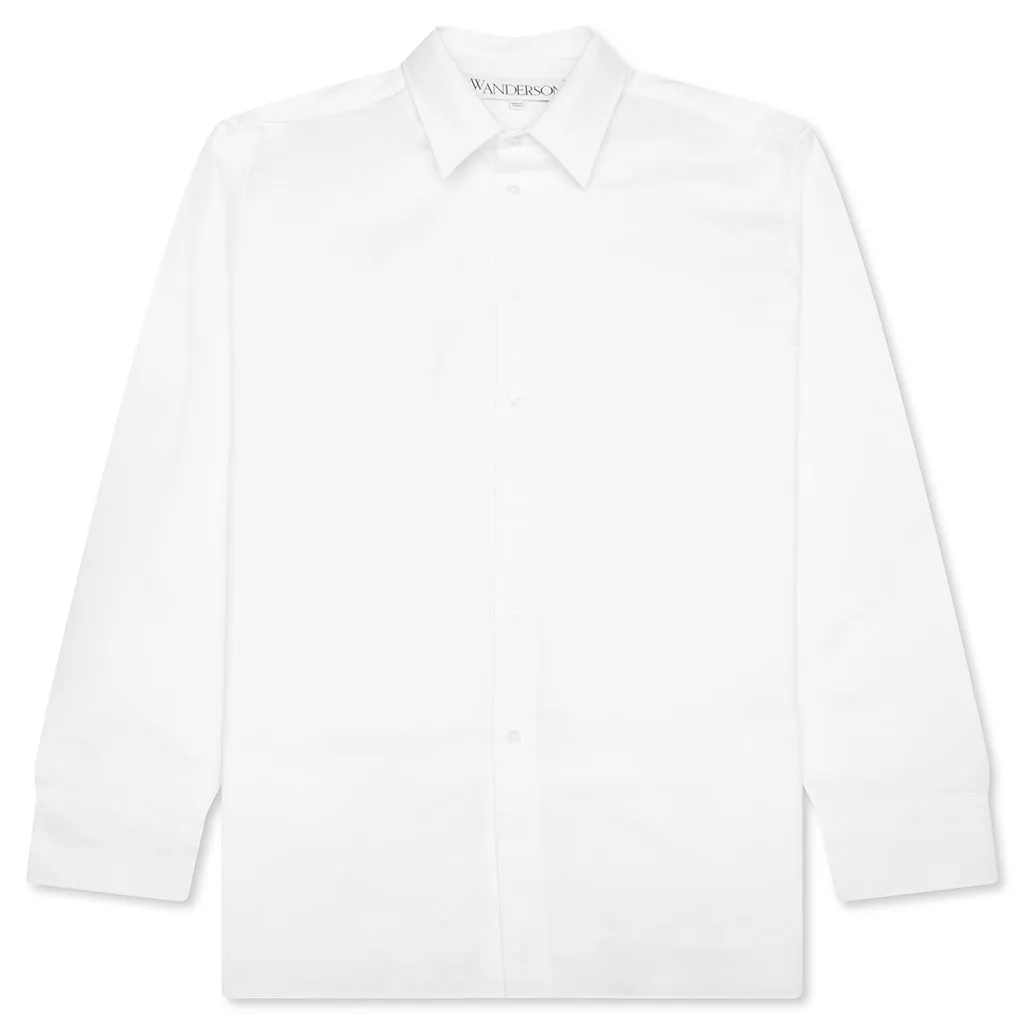 Classic Fit Cotton Oxford Shirt - White