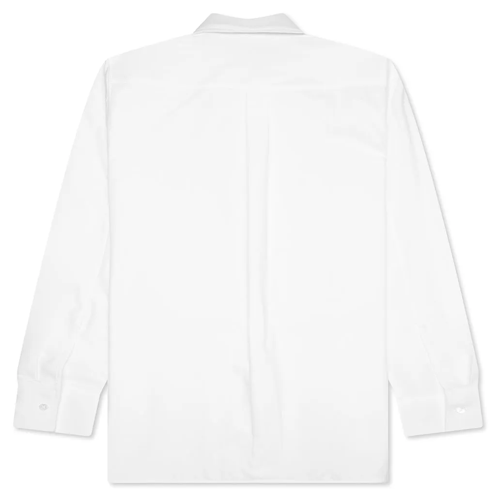 Classic Fit Cotton Oxford Shirt - White