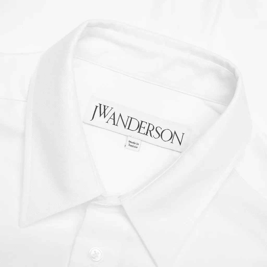 Classic Fit Cotton Oxford Shirt - White