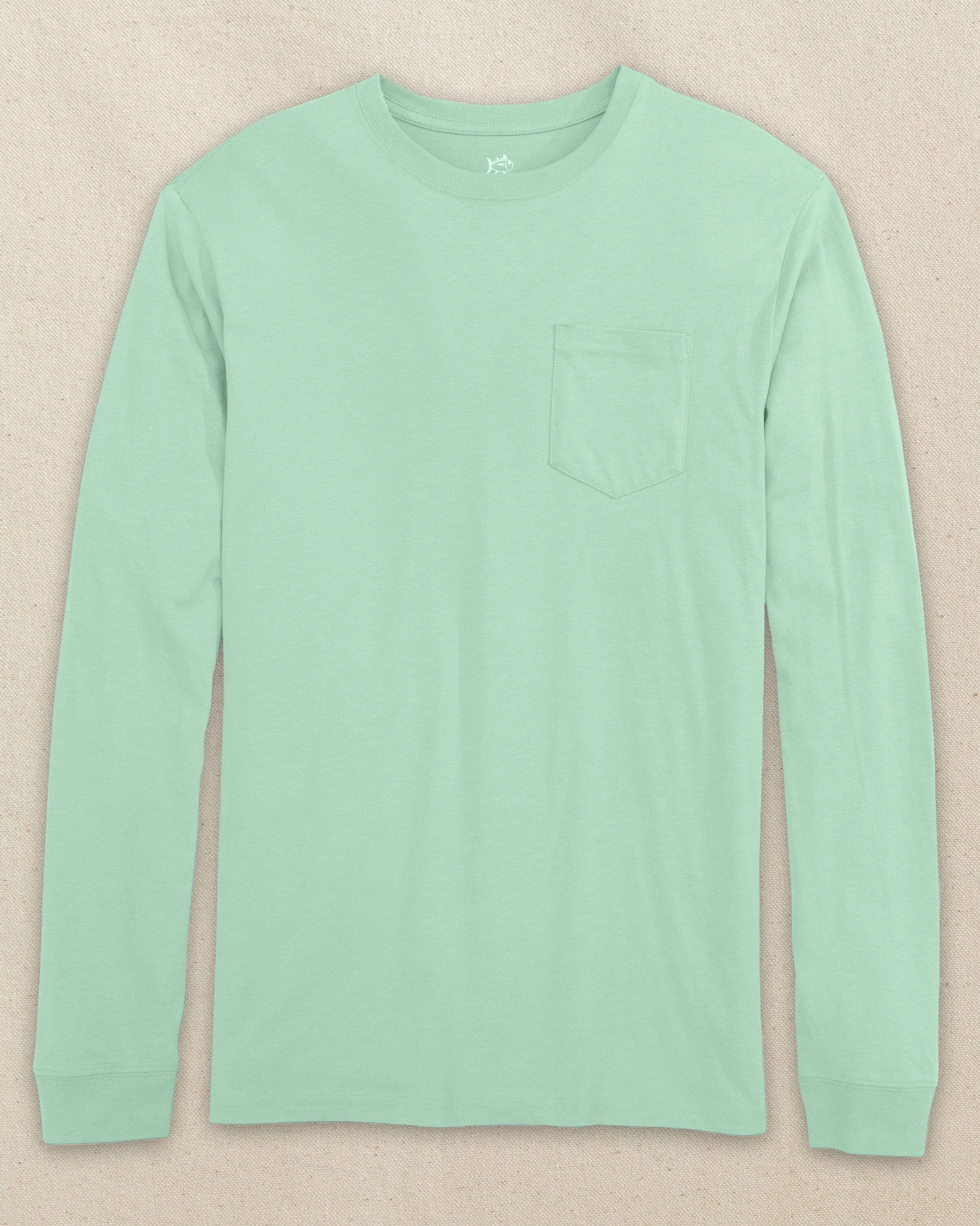 Classic Long Sleeve Pocket T-Shirt - Offshore Green