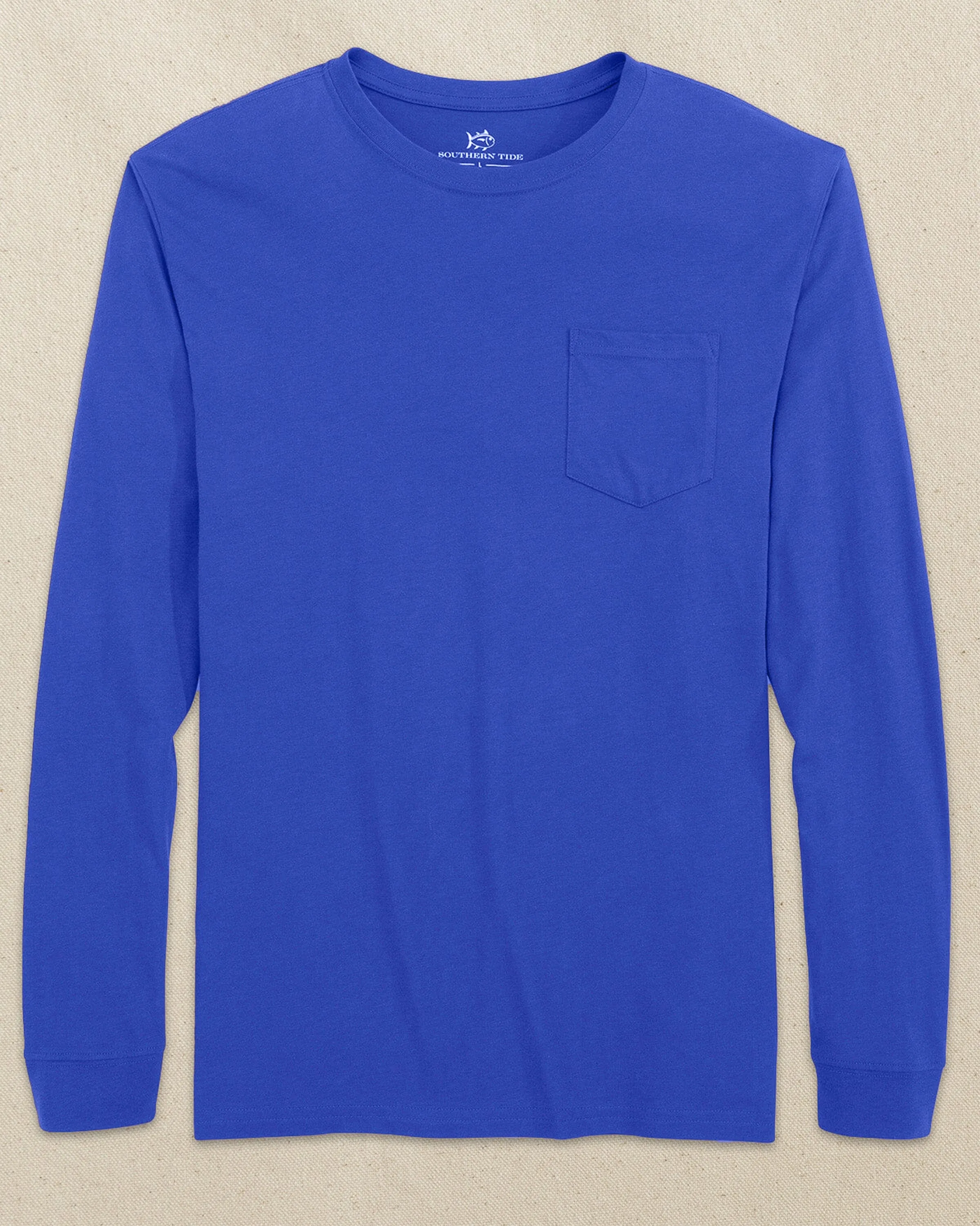 Classic Long Sleeve Pocket T-Shirt - University Blue