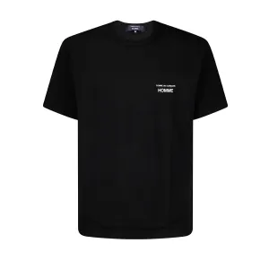 Comme des Garcons Homme Cotton Jersey Garment Print T-Shirt HO-T101-051 Black