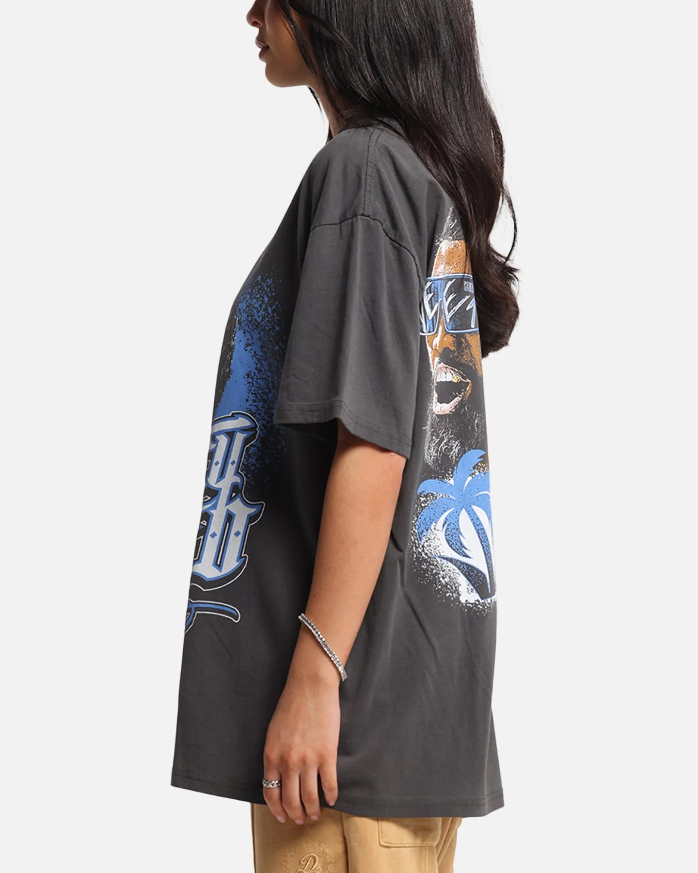 Culture Kings X WWE Jey Uso Wrestlemania XLI Heavy T-Shirt Black Wash