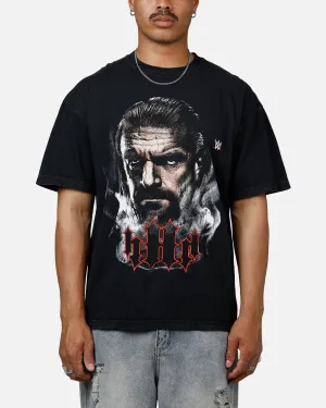 Culture Kings X WWE Triple H Wrestlemania XLI Vintage T-Shirt Black Acidwash
