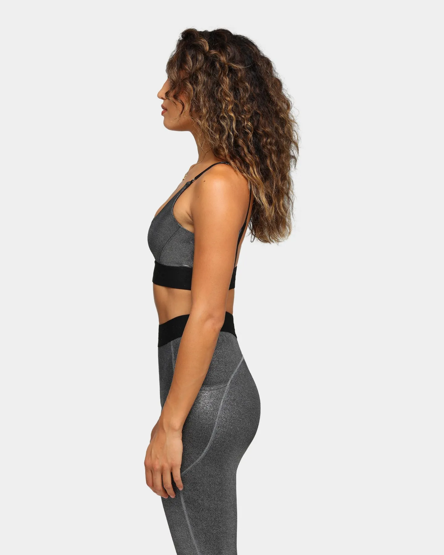Dead Sport Women's Phantom Crop Silver/Black/Metallic