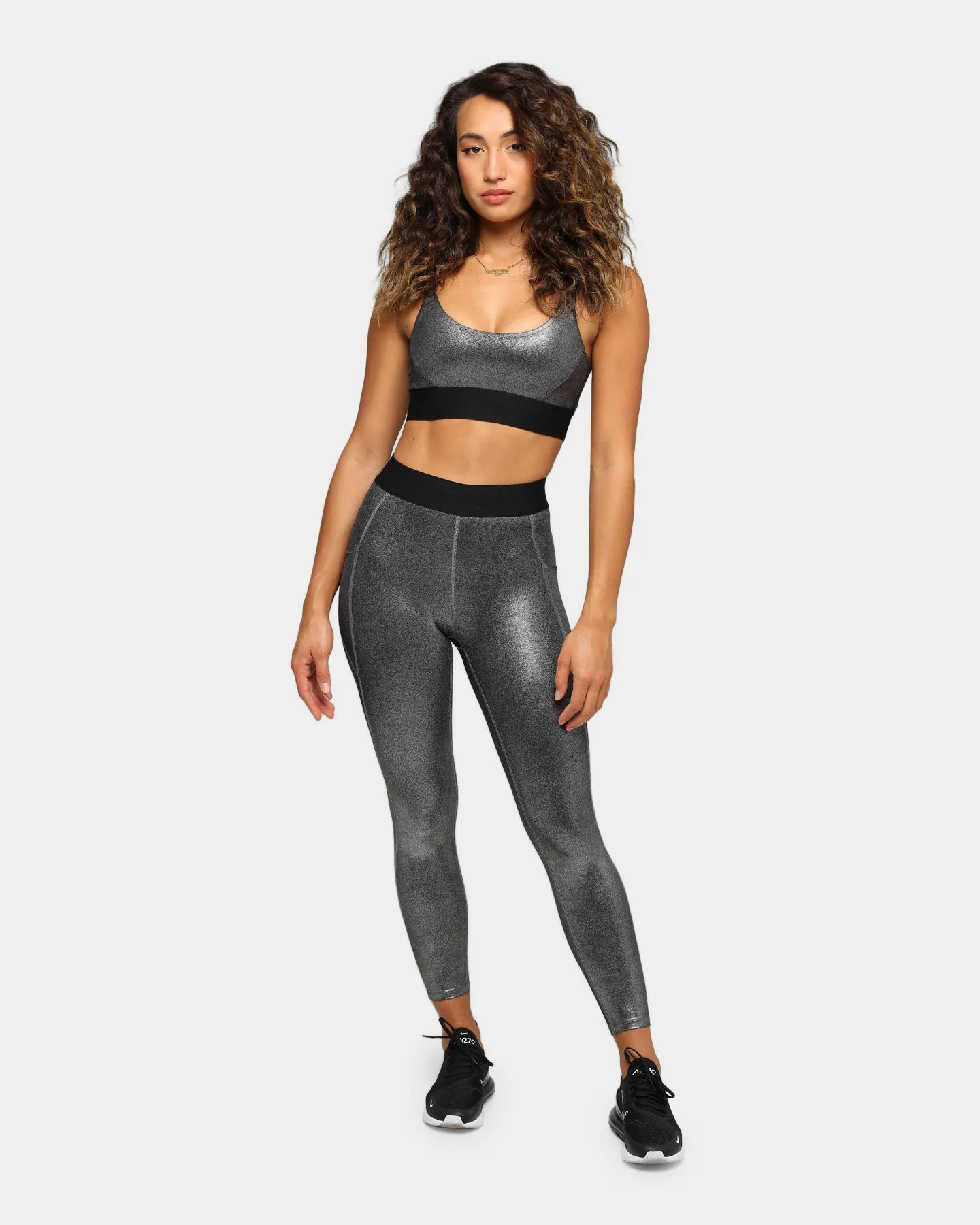 Dead Sport Women's Phantom Crop Silver/Black/Metallic