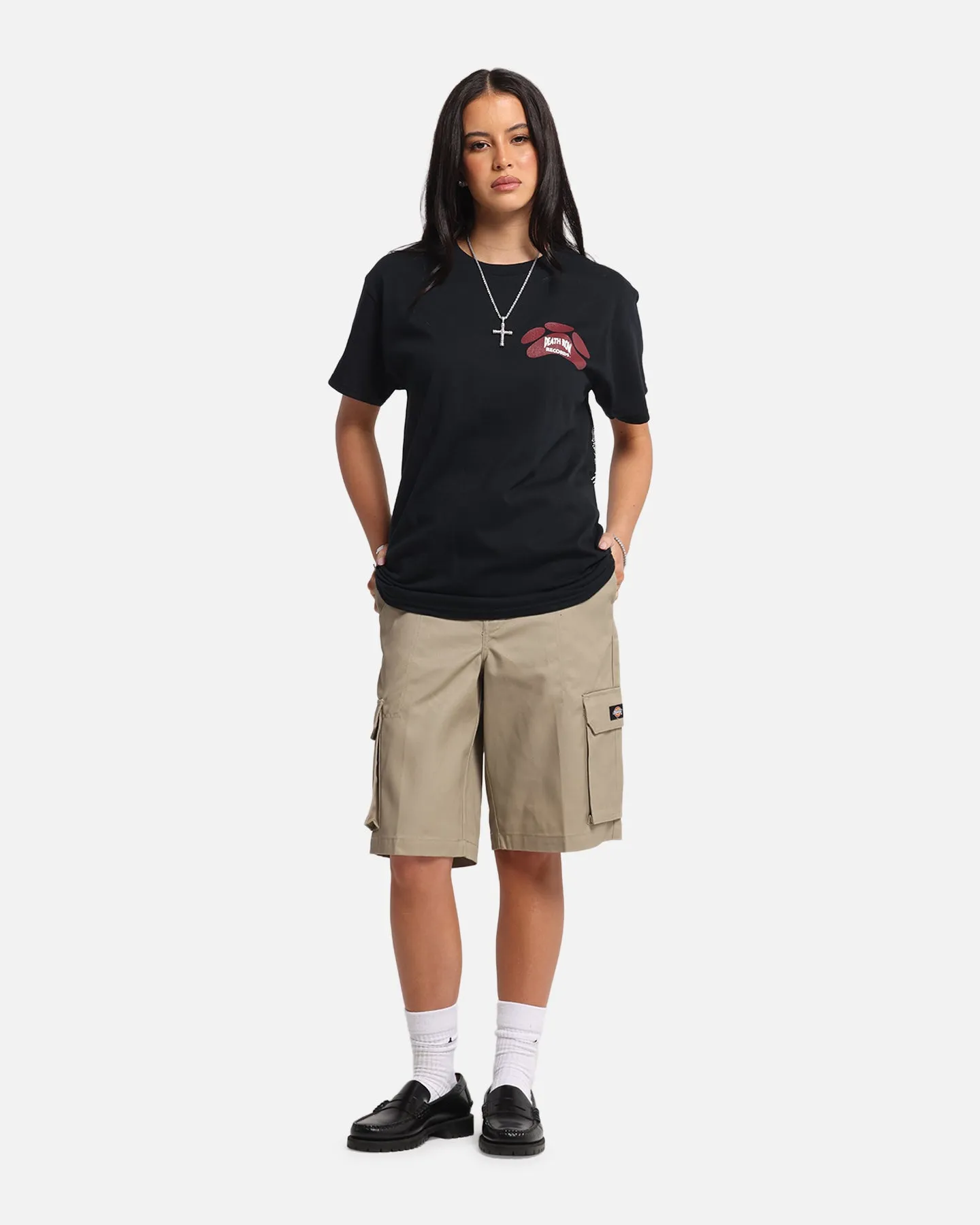 Deathrow Records Doberman Bandana T-Shirt Black