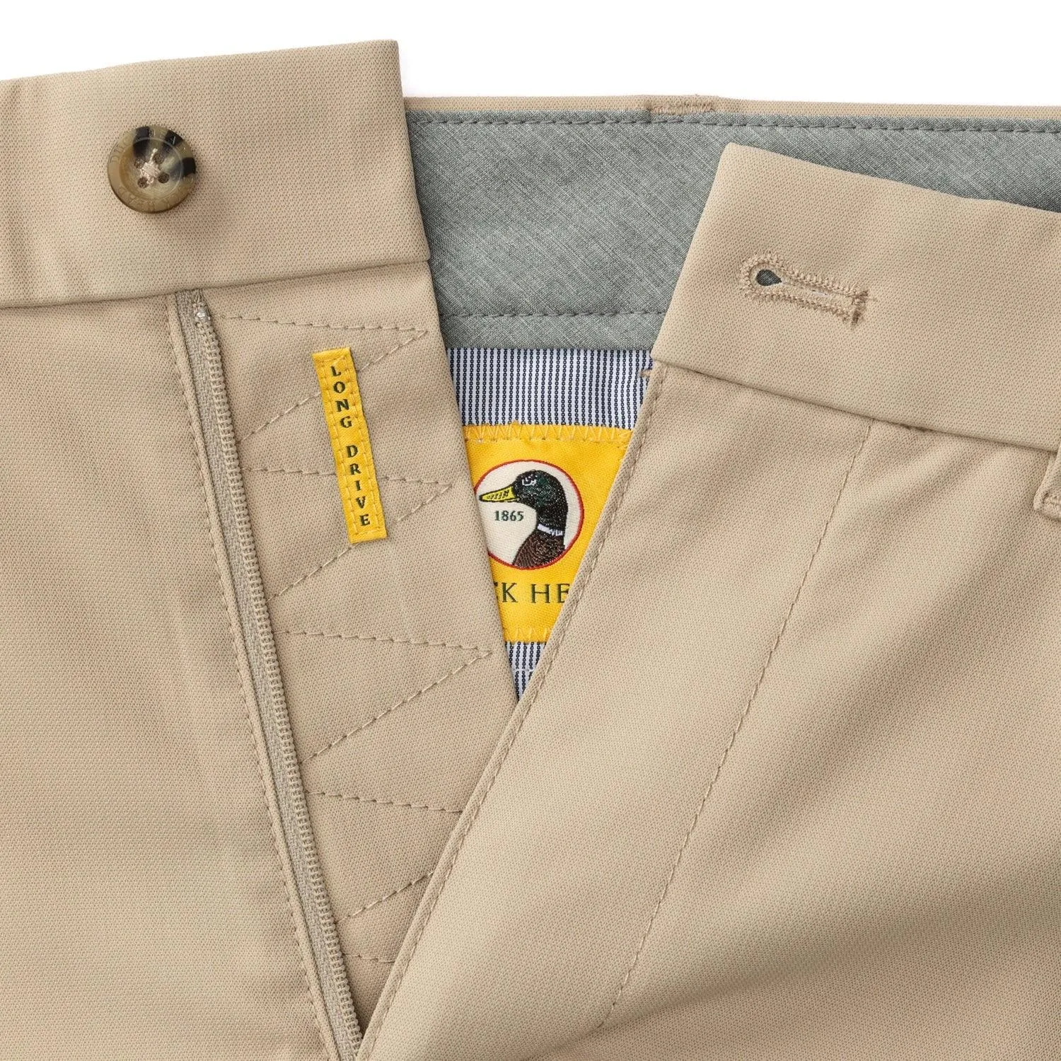 Duck Head 9" Long Drive Shorts - Khaki