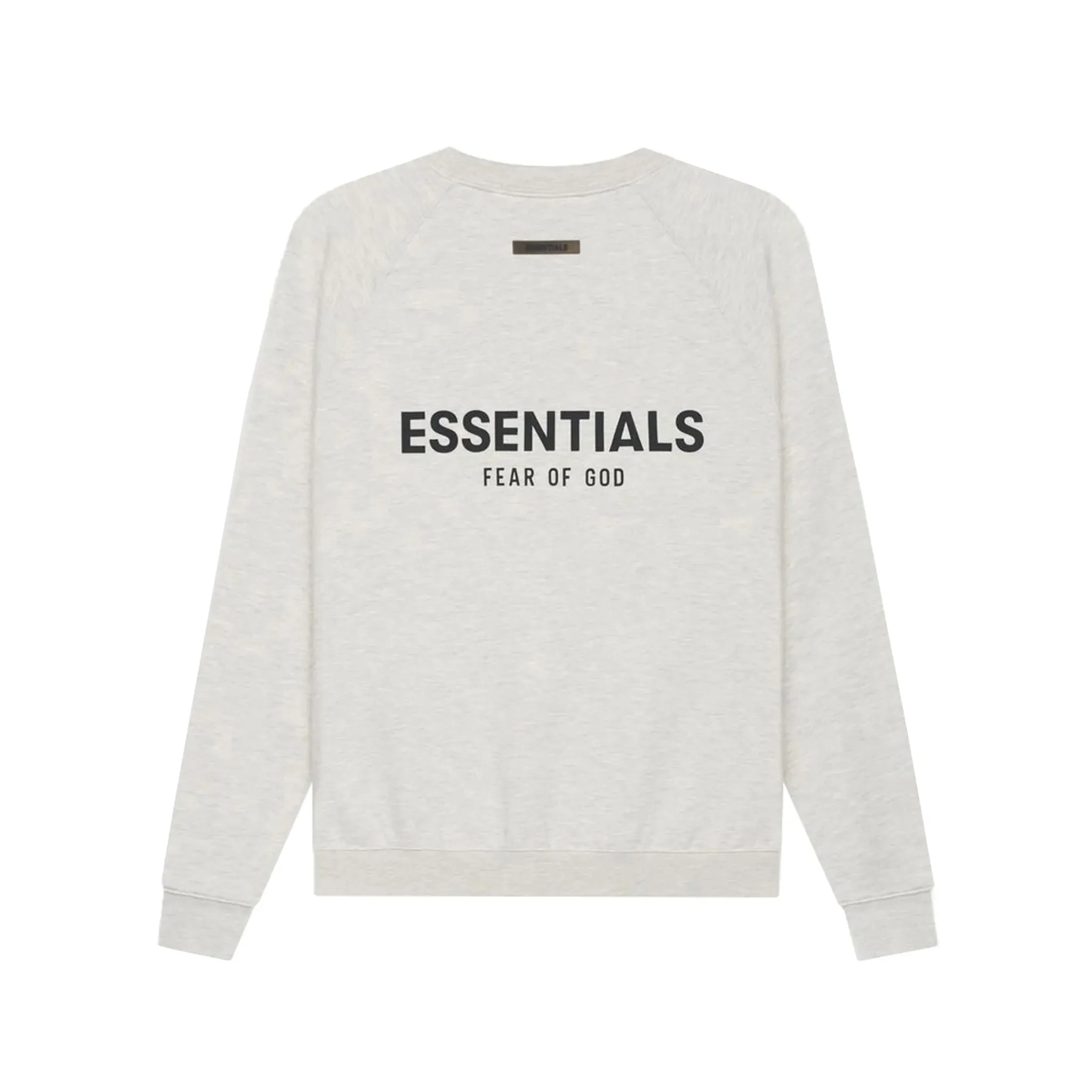 Fear Of God Essentials Crewneck Sweatshirt SS22 - Light Oatmeal Heather