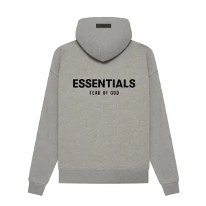 Fear Of God Essentials Hoodie SS22 - Dark Oatmeal Heather