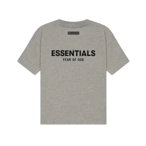 Fear Of God Essentials Tee SS22 - Dark Oatmeal Heather