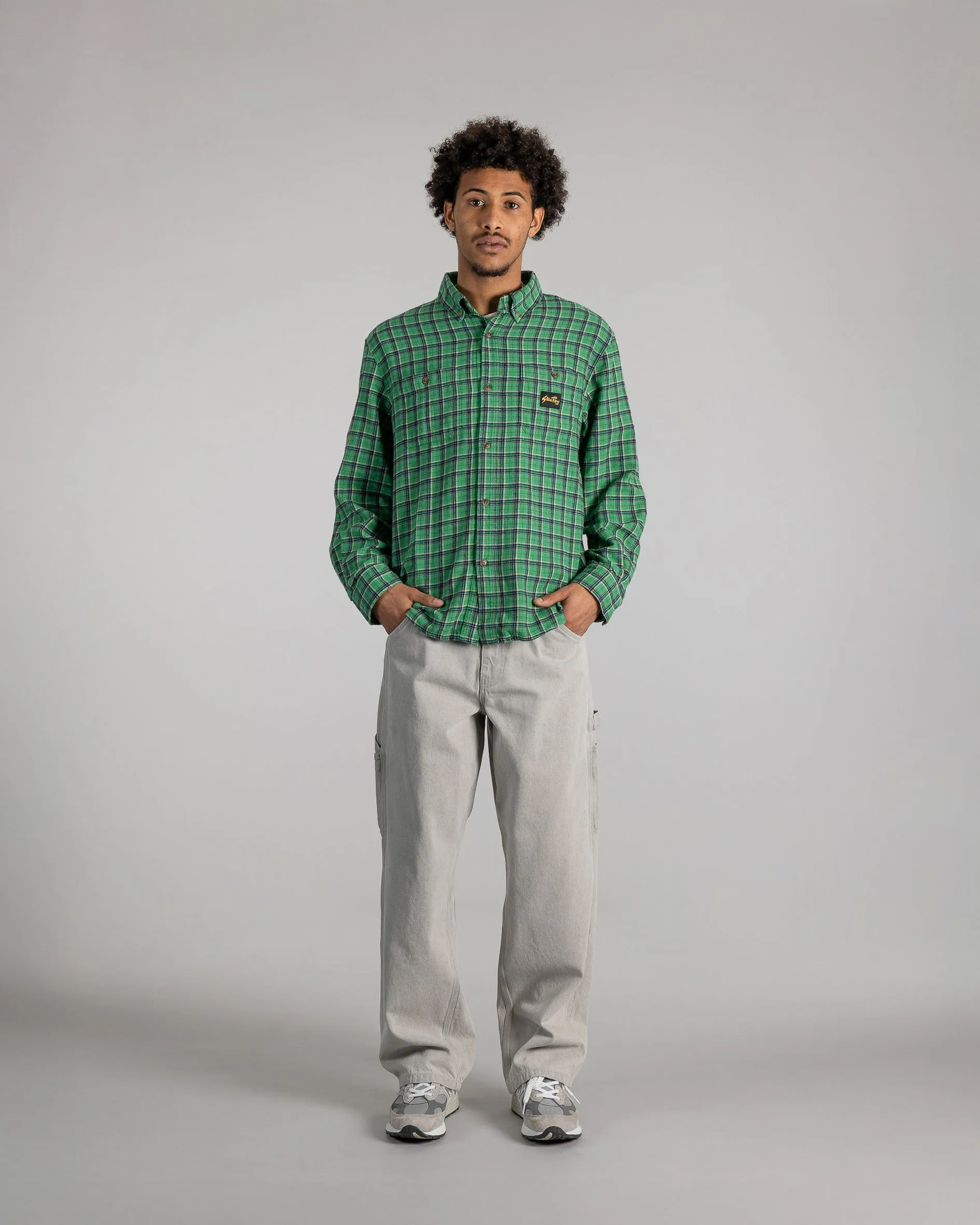 Flannel Shirt (Summer Green Plaid)