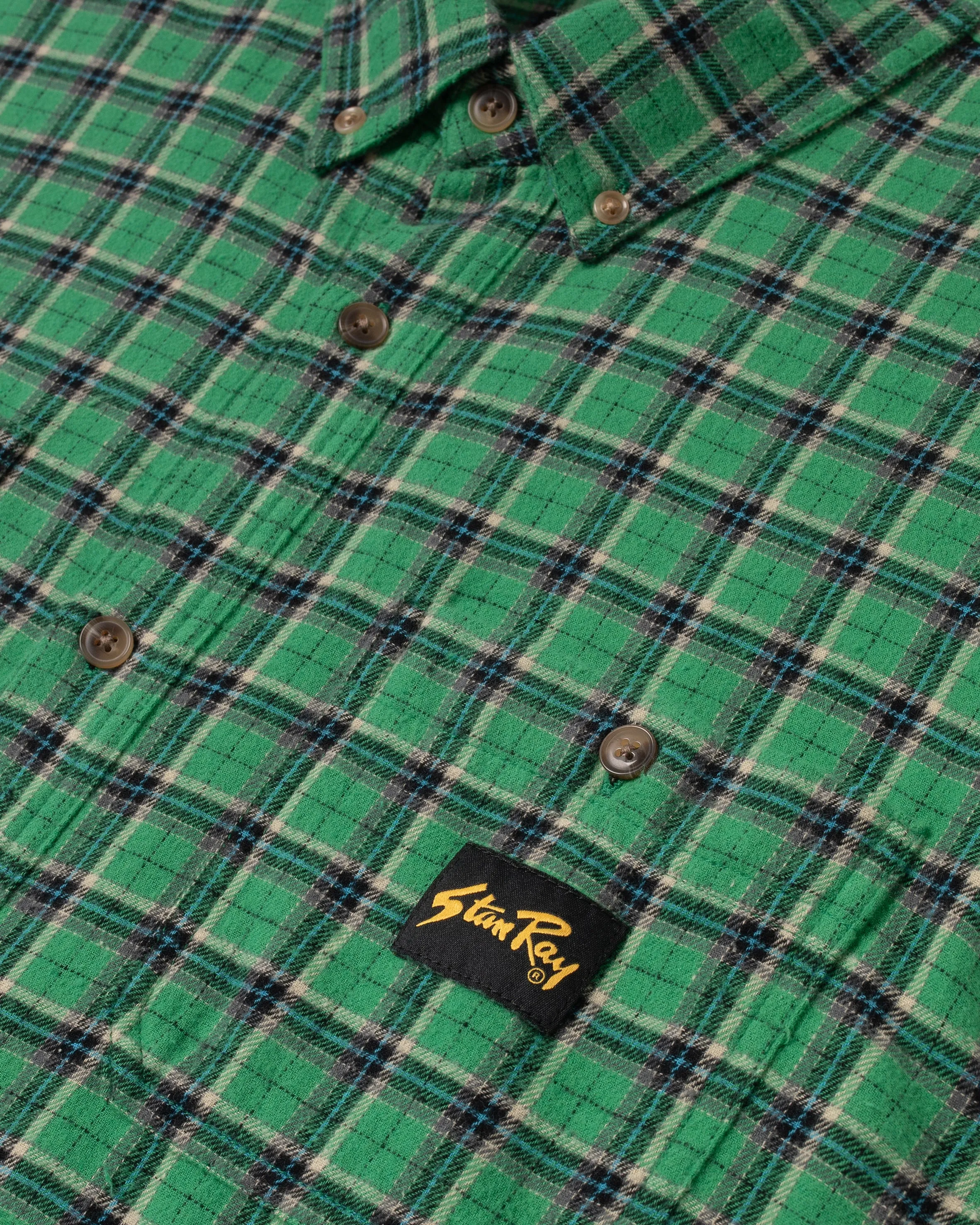 Flannel Shirt (Summer Green Plaid)