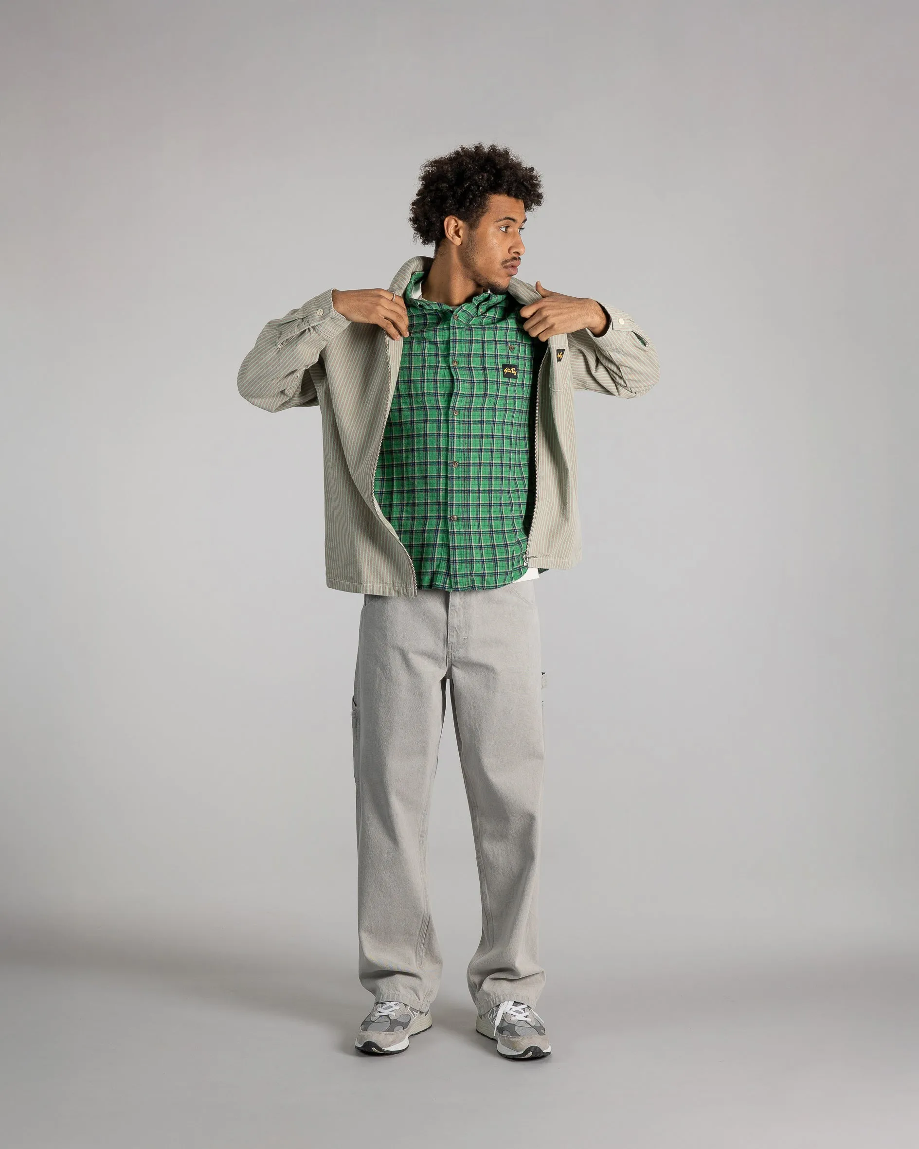 Flannel Shirt (Summer Green Plaid)