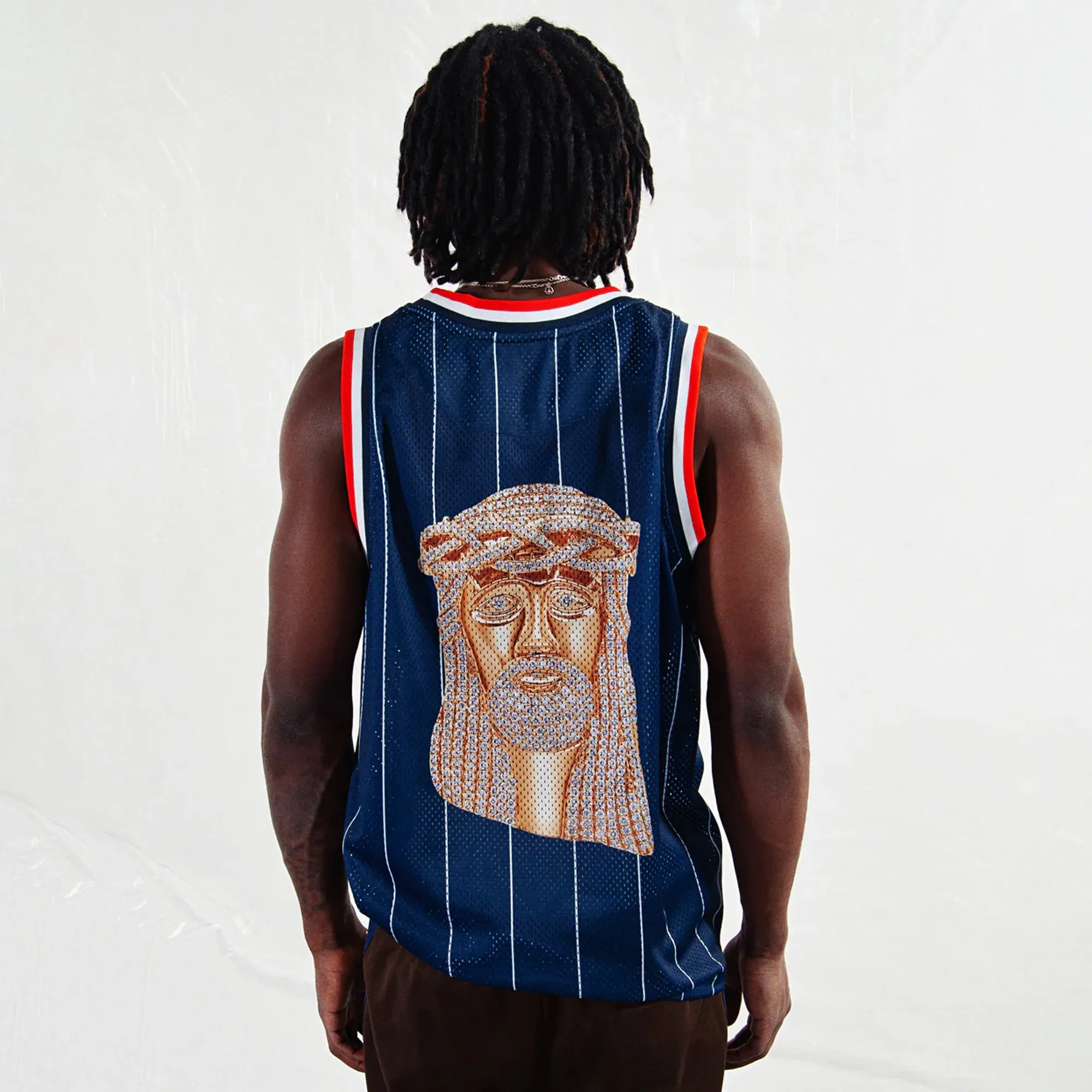 For The Homies Homees Mesh Jersey Navy