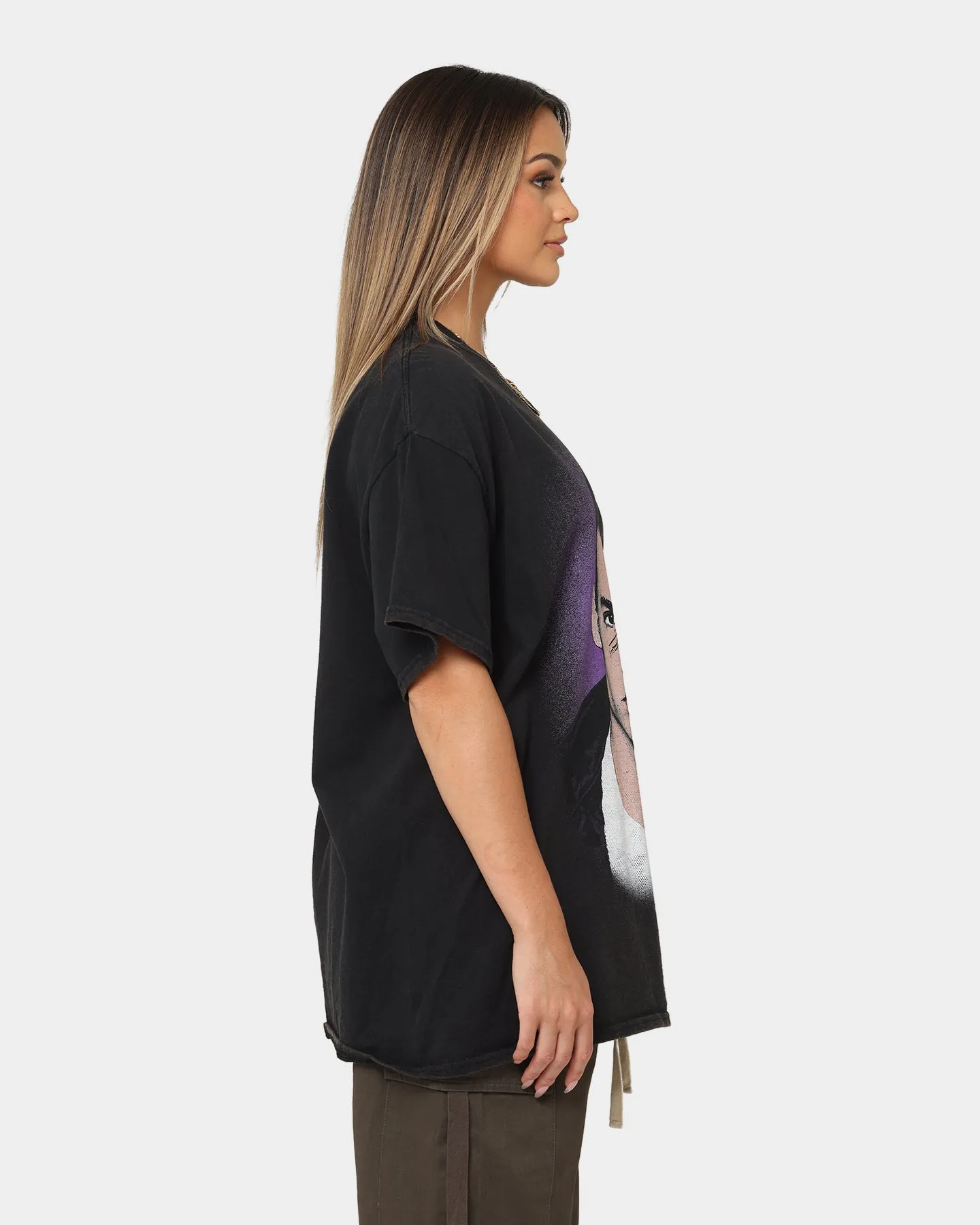 Goat Crew Cry Baby Vintage T-Shirt Black Wash
