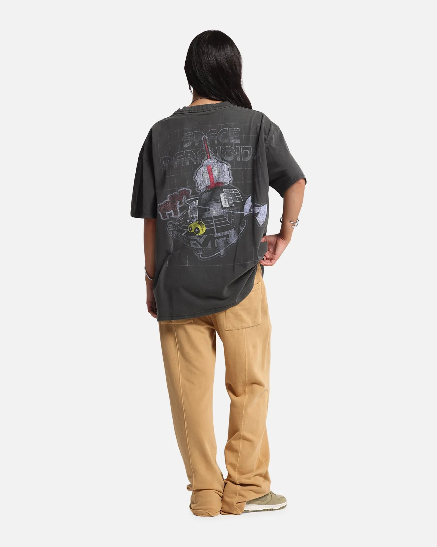 Goat Crew Disney Kingdom Hearts Space Paranoids Heavy T-Shirt Black Wash