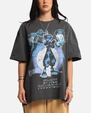 Goat Crew Disney Kingdom Hearts Space Paranoids Heavy T-Shirt Black Wash