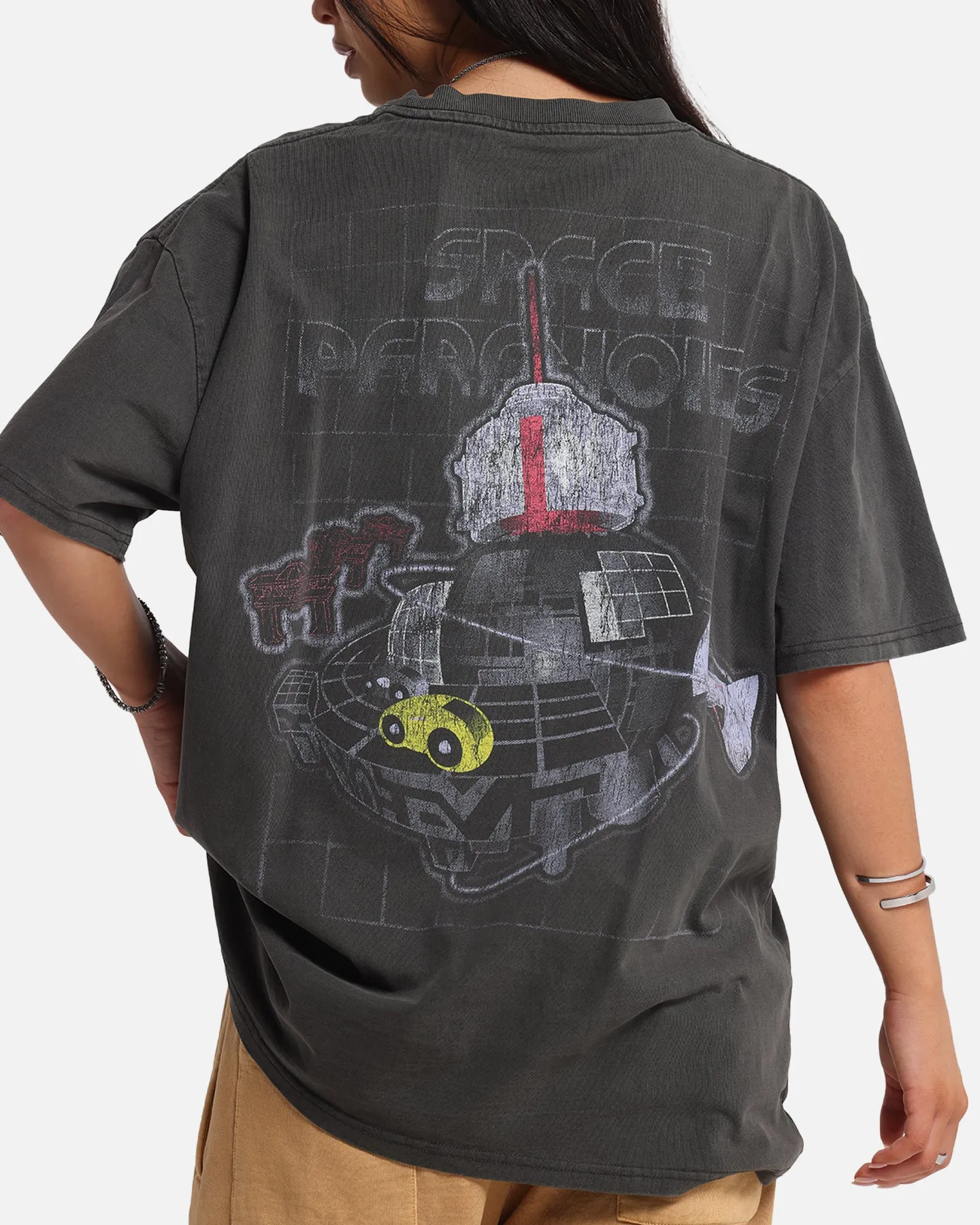 Goat Crew Disney Kingdom Hearts Space Paranoids Heavy T-Shirt Black Wash
