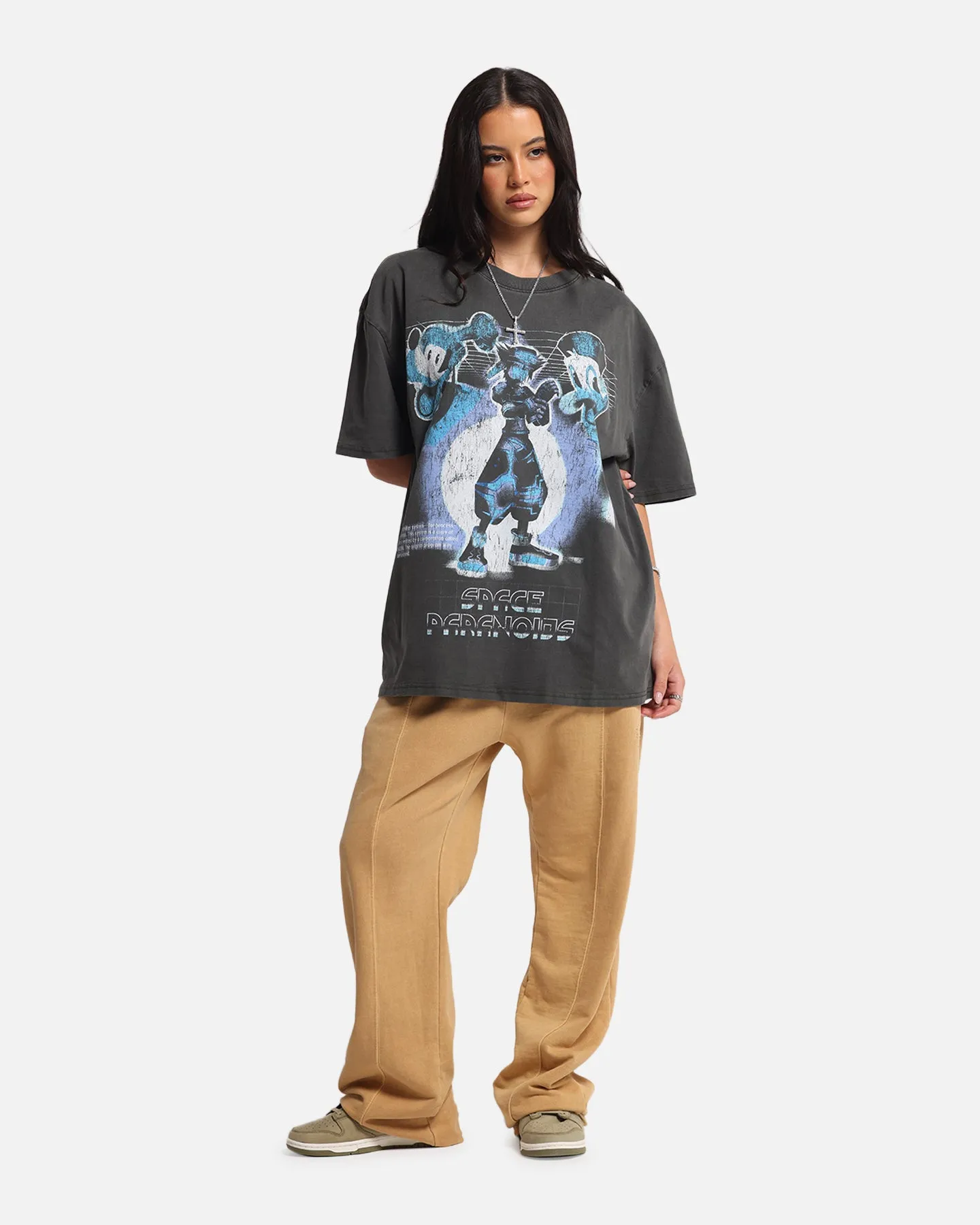 Goat Crew Disney Kingdom Hearts Space Paranoids Heavy T-Shirt Black Wash