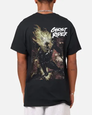 Goat Crew Marvel Ghost Rider Fire T-Shirt Black